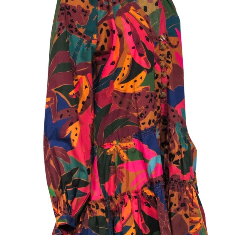 Farm Rio - Printed Leopard Mini Dress - Picture 3 of 7